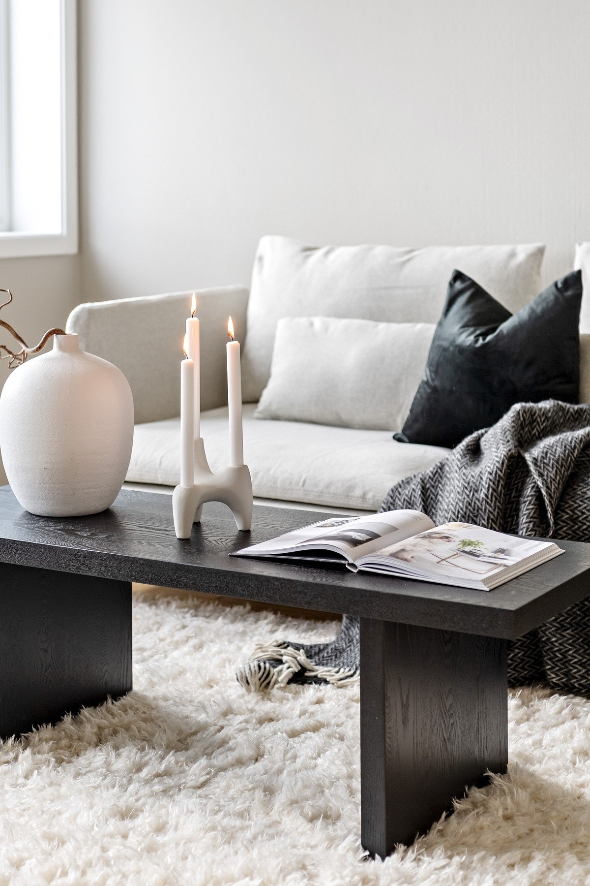 Detaljbilde fra stue Galleribilde