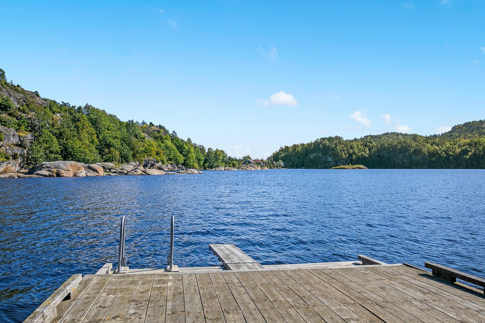 Bademuligheter fra brygga Galleribilde