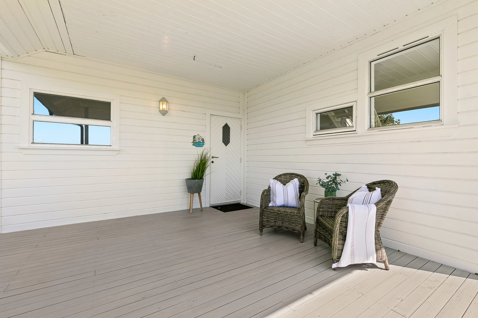 Overbygget inngangsparti Galleribilde