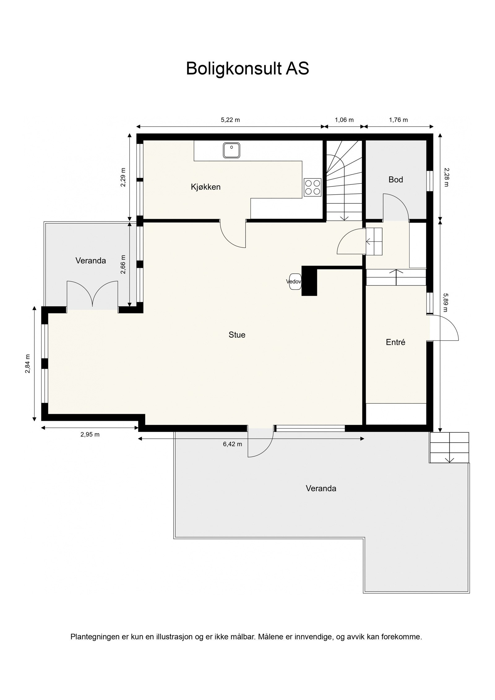 Plantegning - 1. etasje. Galleribilde