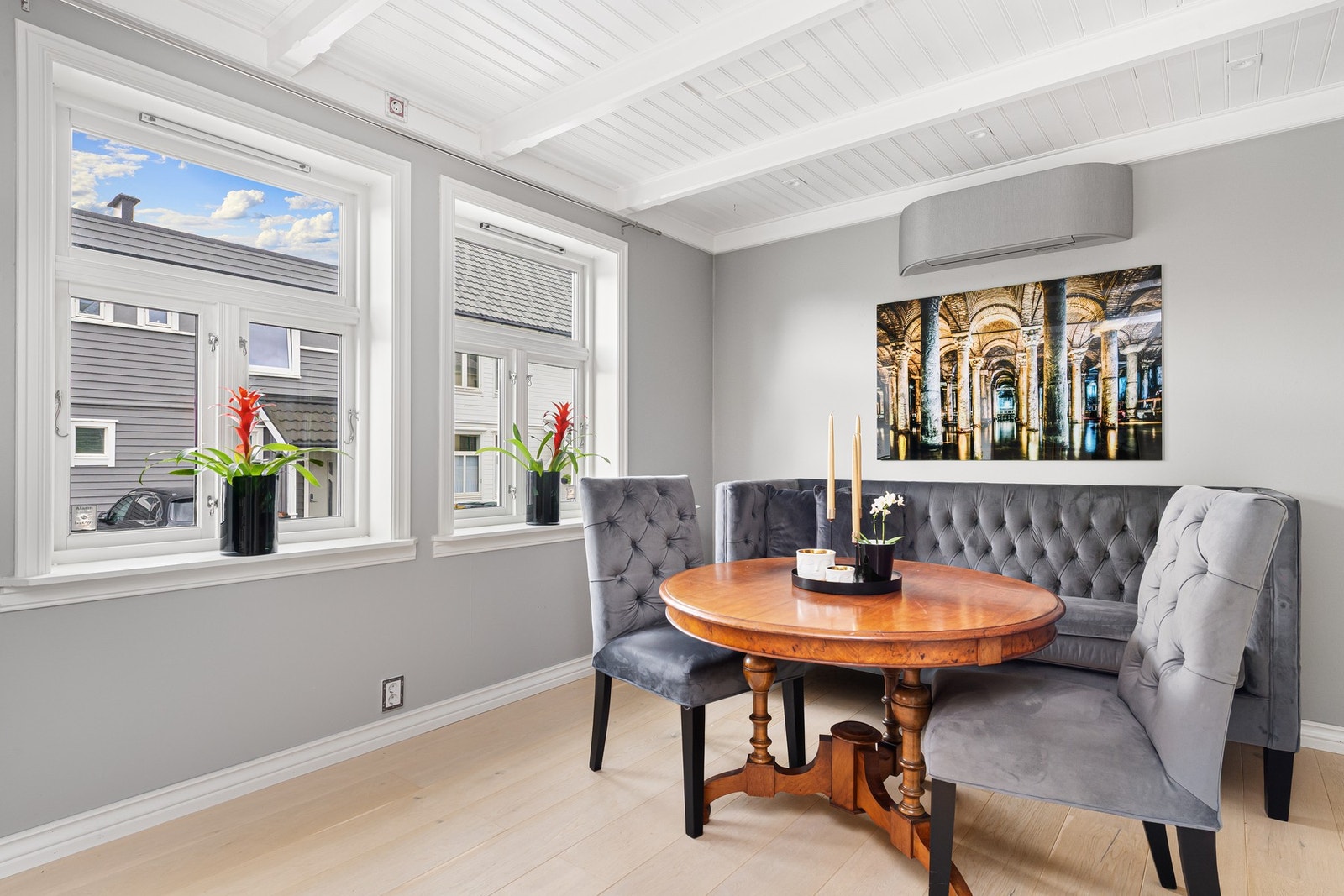 Vinduene i boligen ble skiftet i 2001. Galleribilde