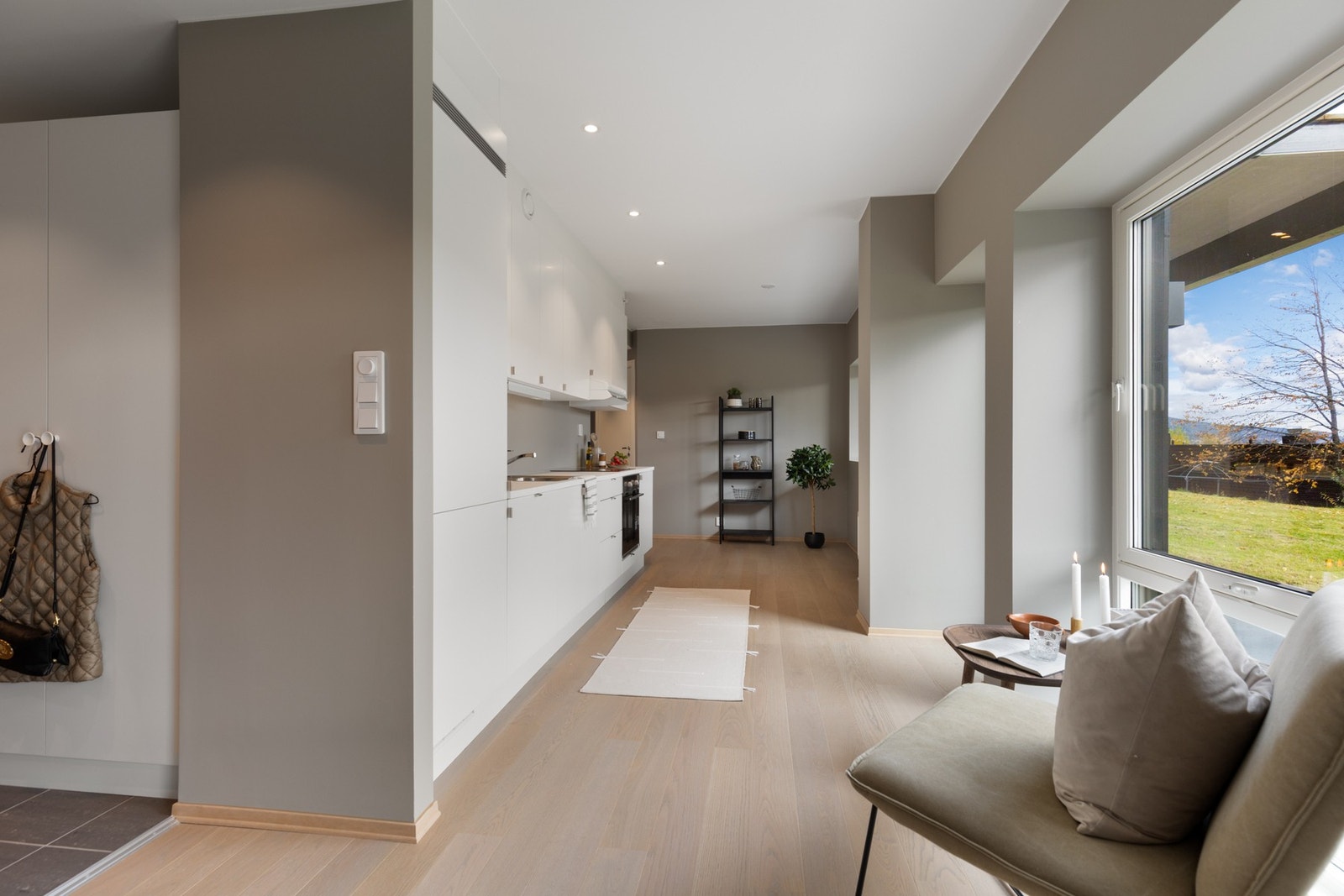 Om ønskelig er det også plass til et spisebord på kjøkkenet. Galleribilde