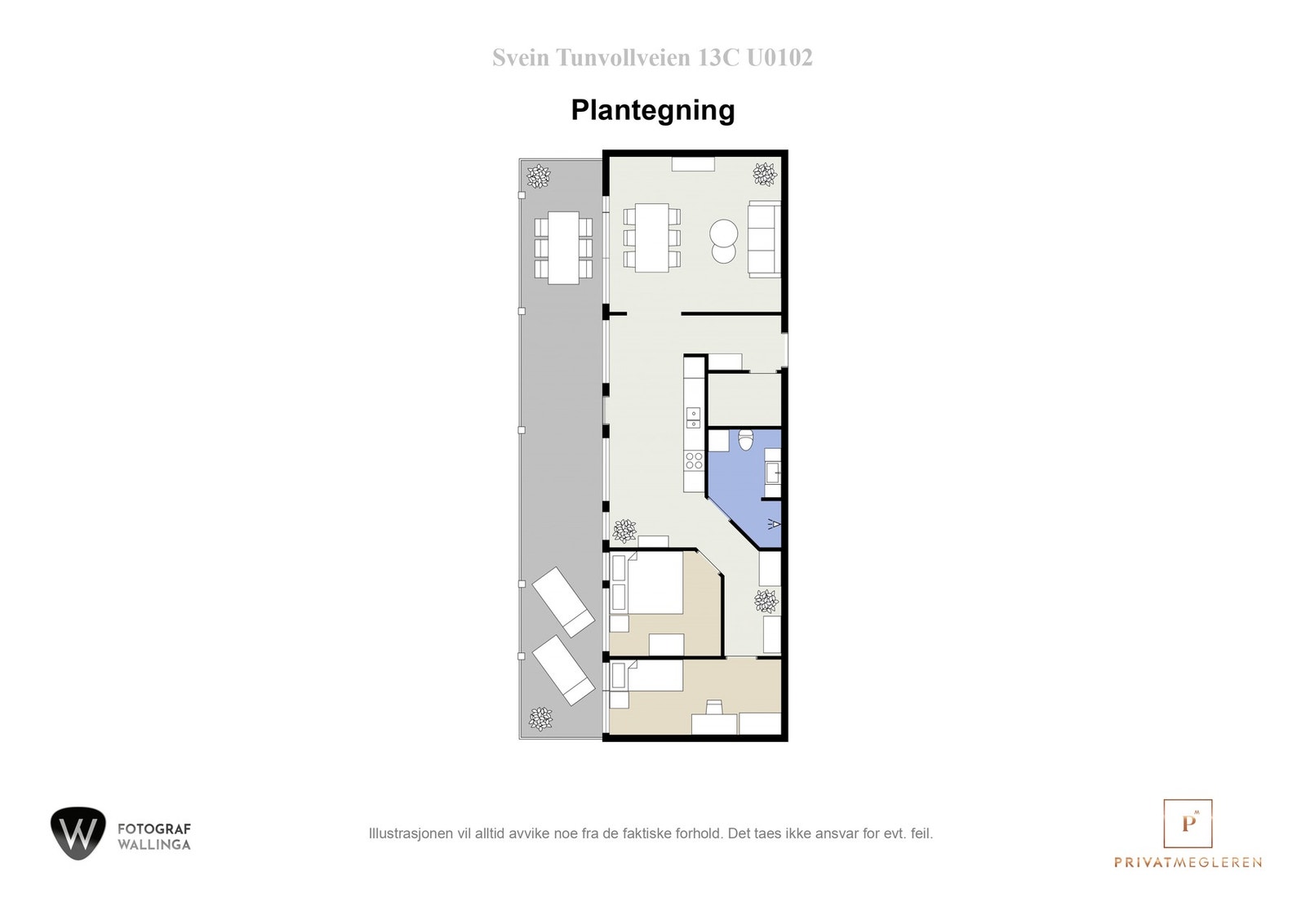 Plantegning Galleribilde