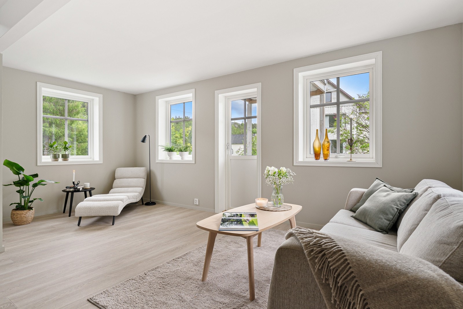 Boligen har gjennomgått omfattende renovering siden 2018 og frem til i dag Galleribilde