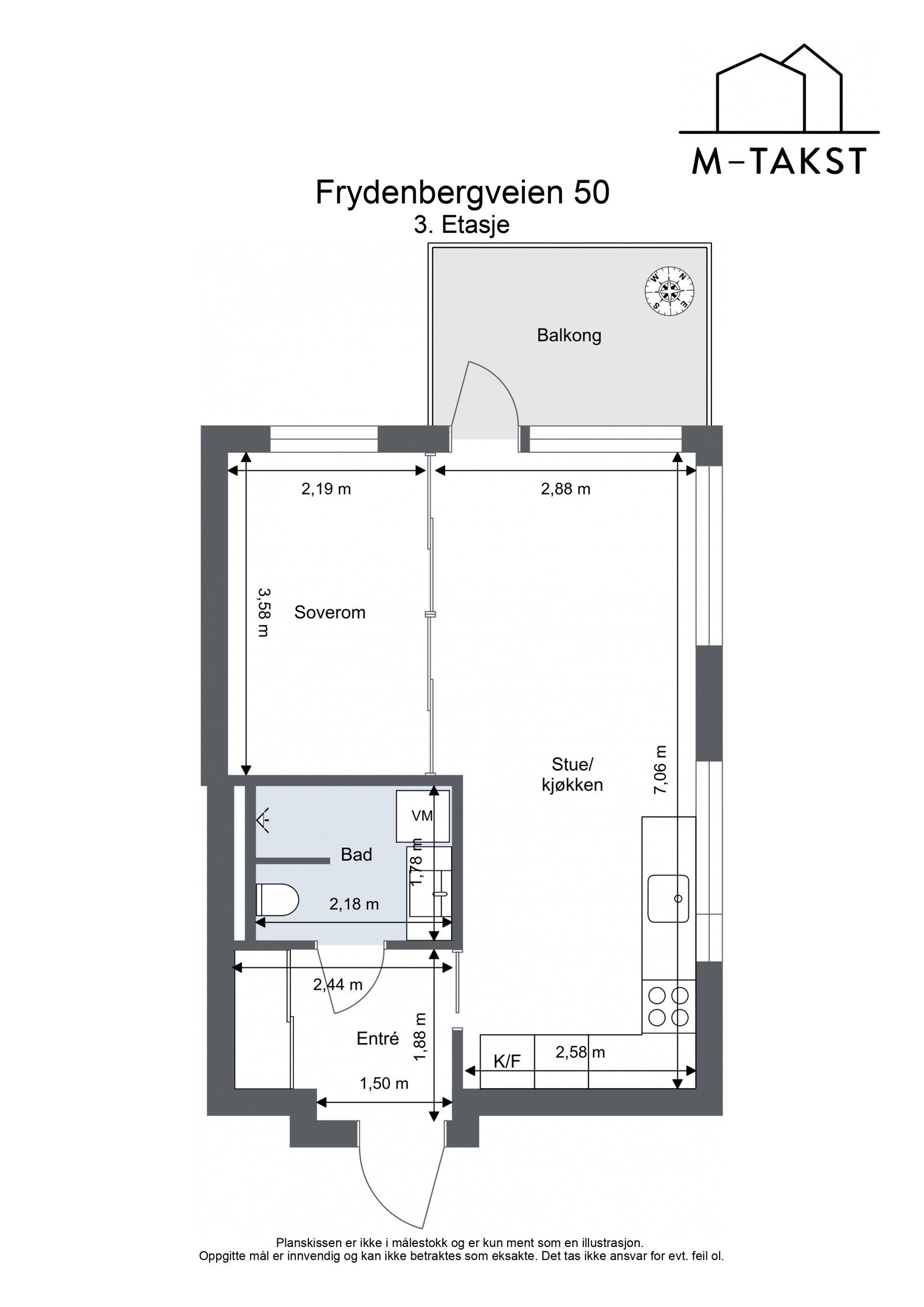 Plantegninger med mål Galleribilde