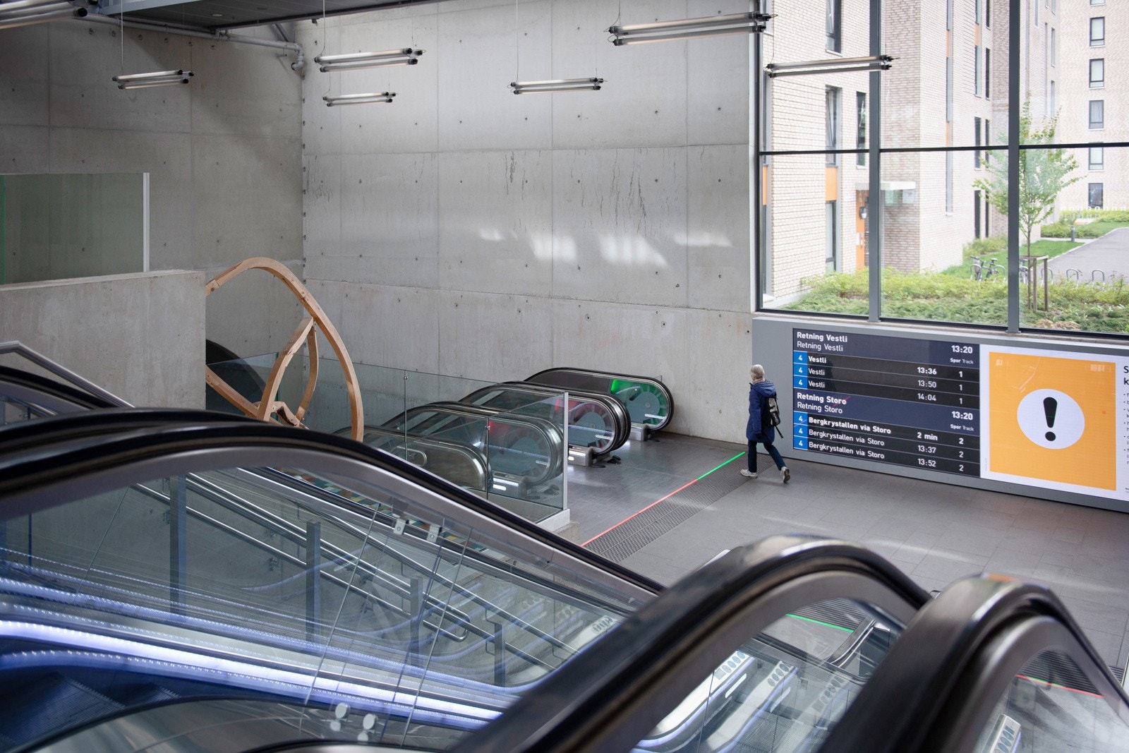 T-bane rett ved leiligheten Galleribilde