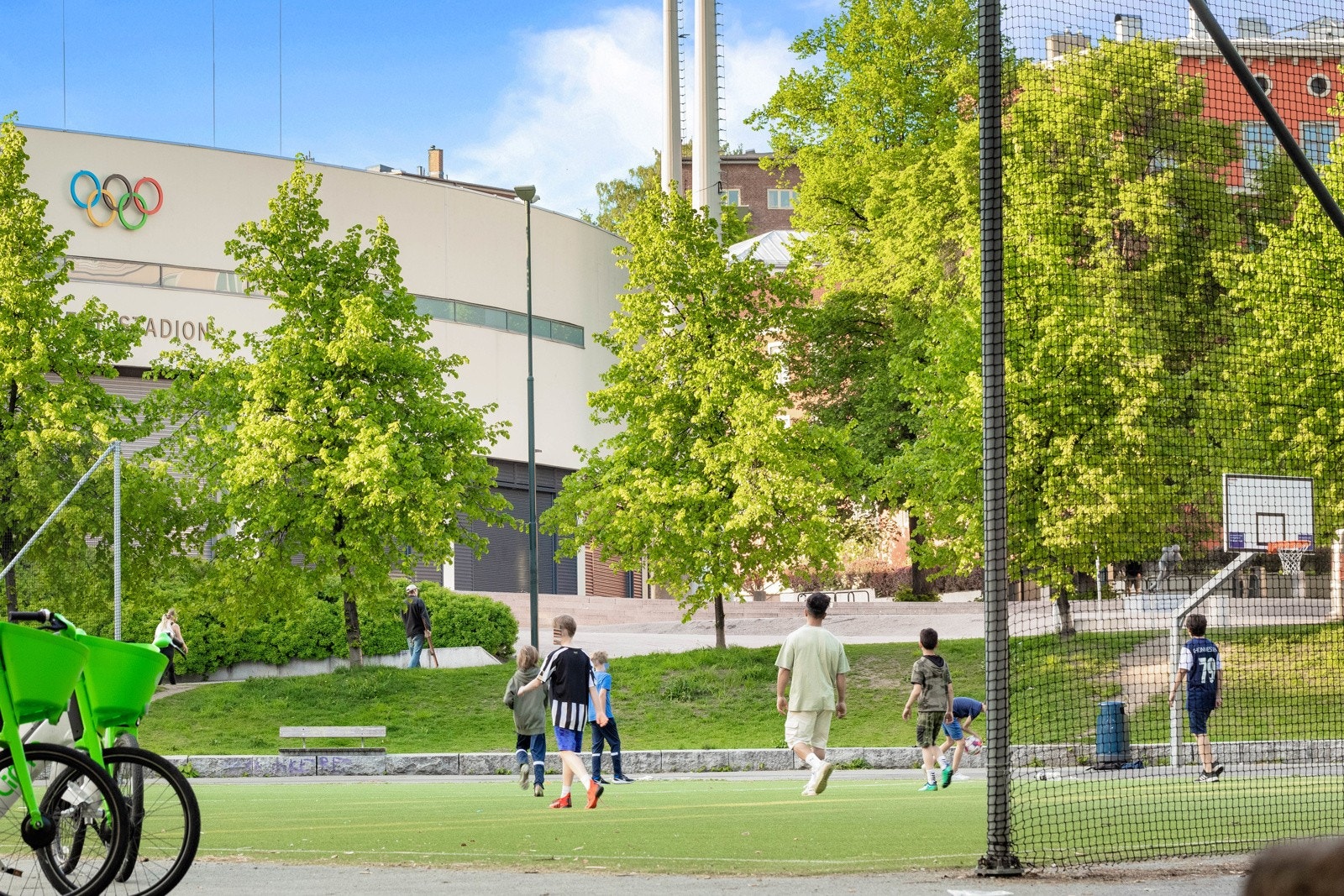 Fra leiligheten er det kort vei ned til Bislett. Galleribilde
