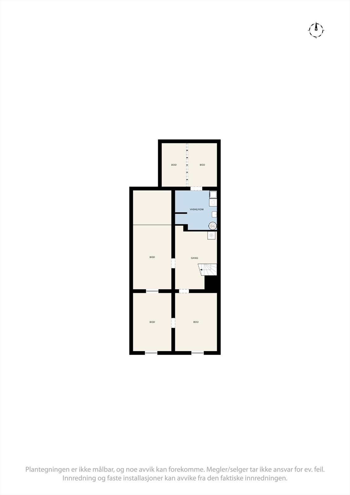 - Plantegning kjeller - Galleribilde