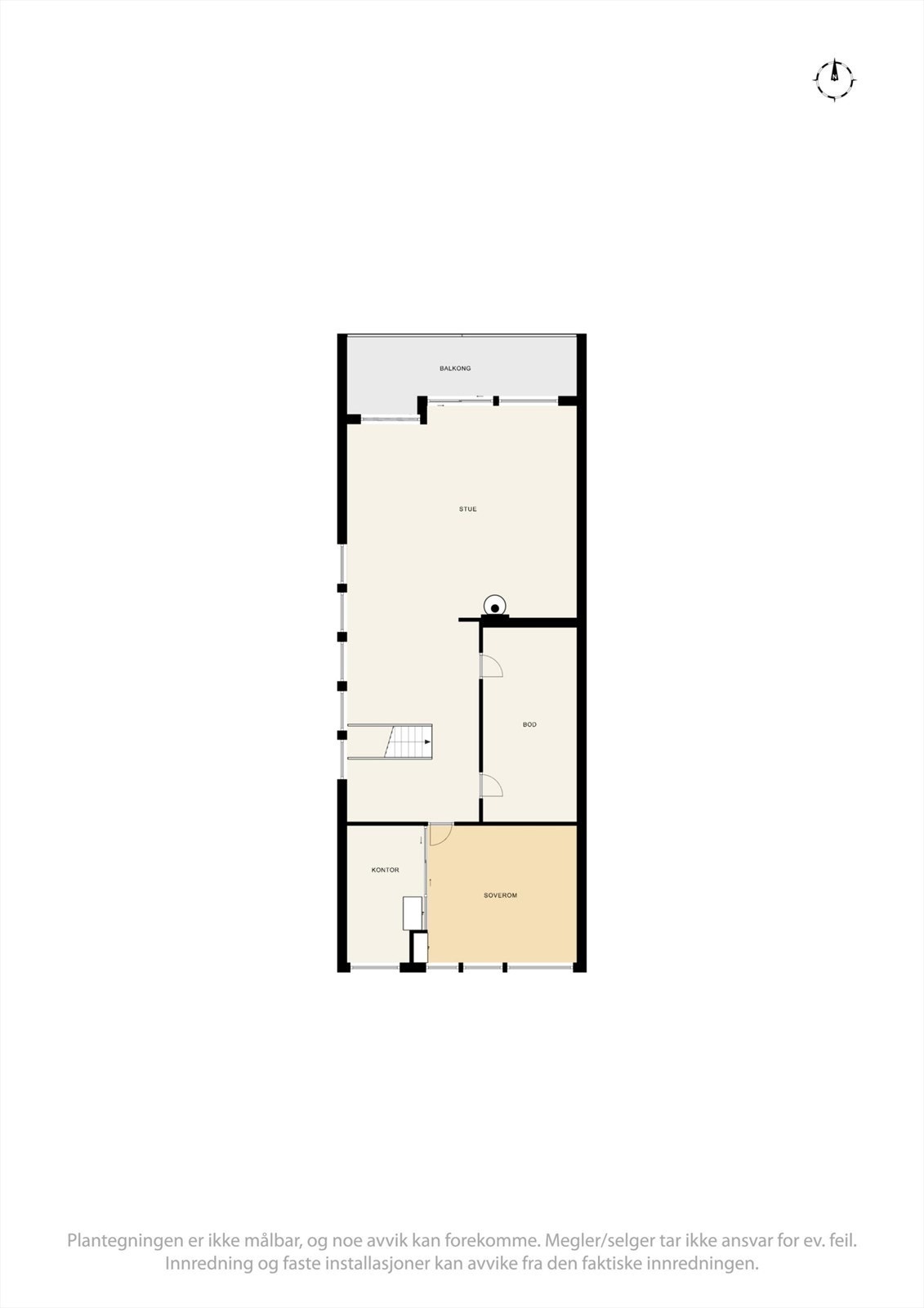 - Plantegning loftetasje - Galleribilde