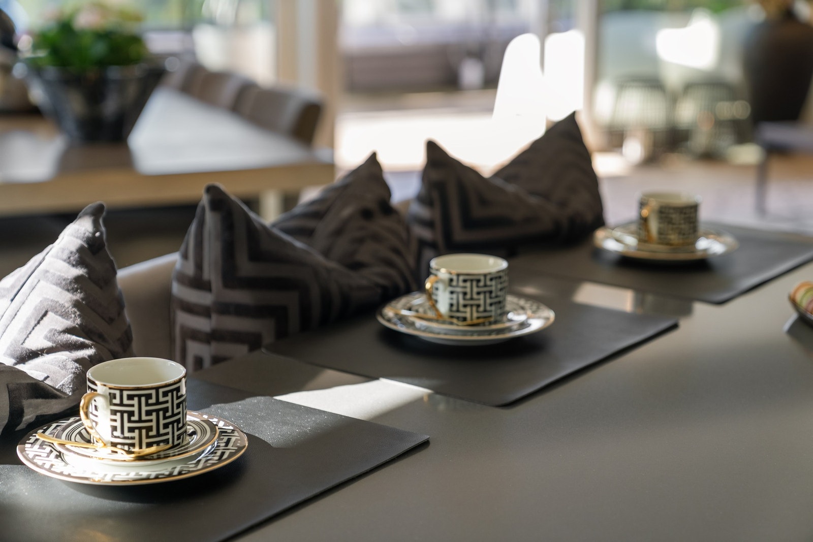 Alt klart for hyggelige kaffestunder. Galleribilde