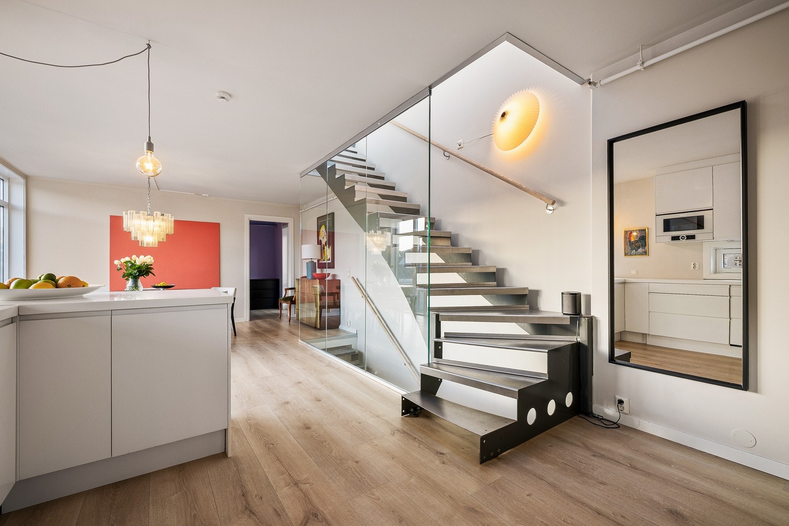 Vi beveger oss opp mot takterrassen Galleribilde