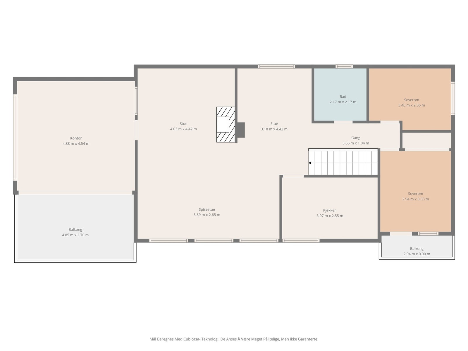 Plantegning 2. etasje Galleribilde