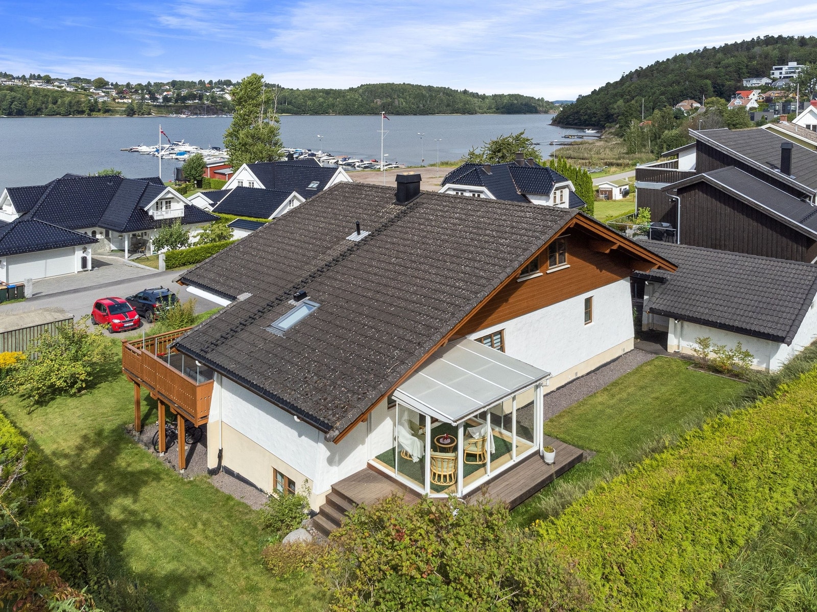 Dronebilde Galleribilde