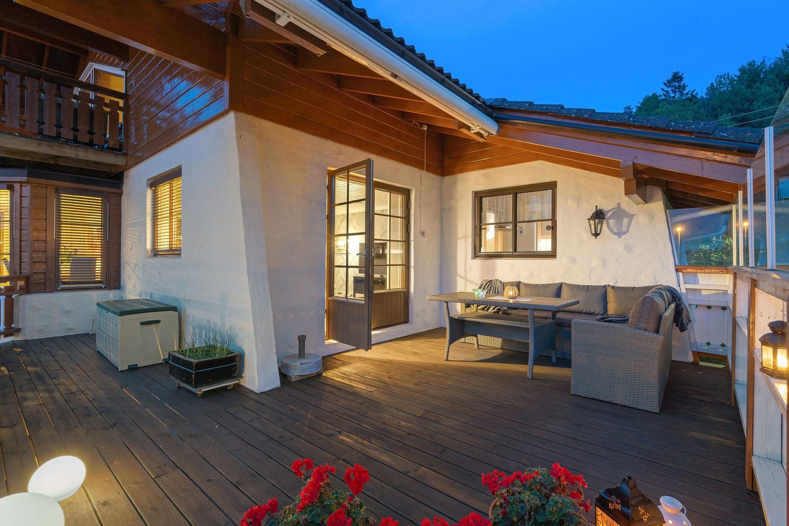 Terasse kveld Galleribilde