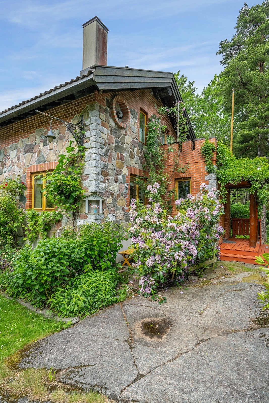 Inngangsparti hovedhus Galleribilde