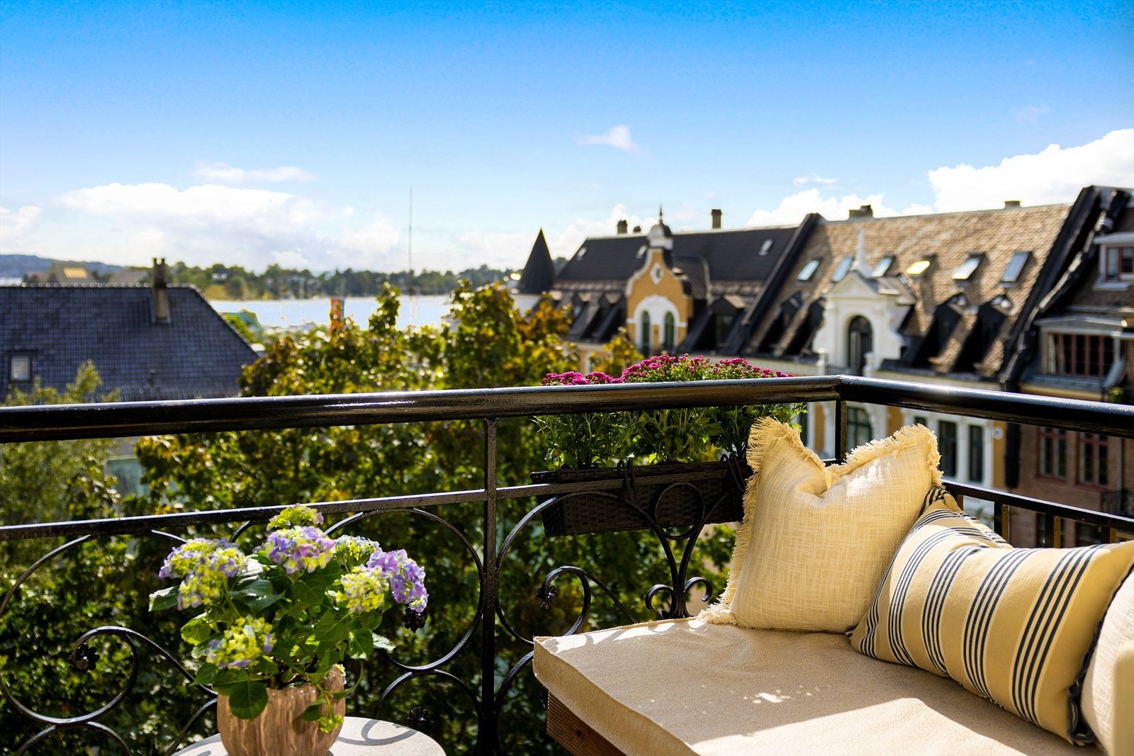 Her kan du nyte fantastiske solforhold. Galleribilde