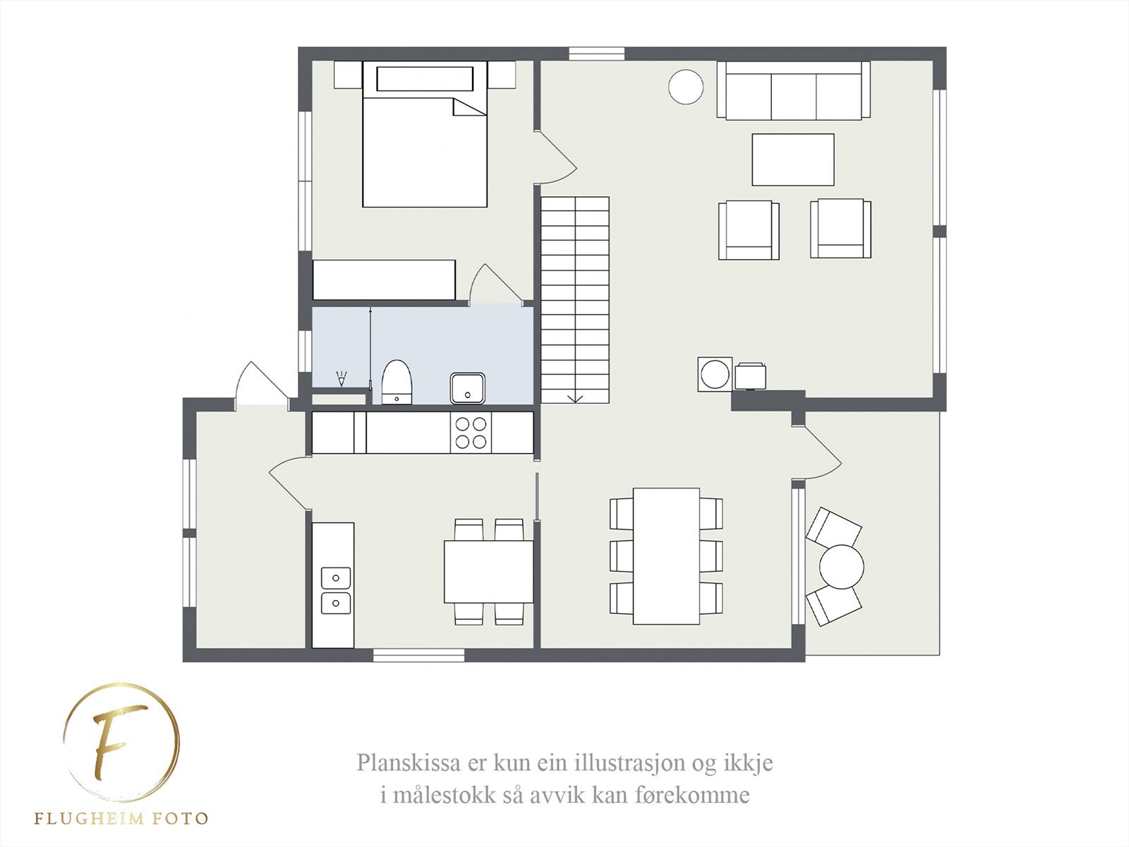 Planteikning - 2. Etasje Galleribilde