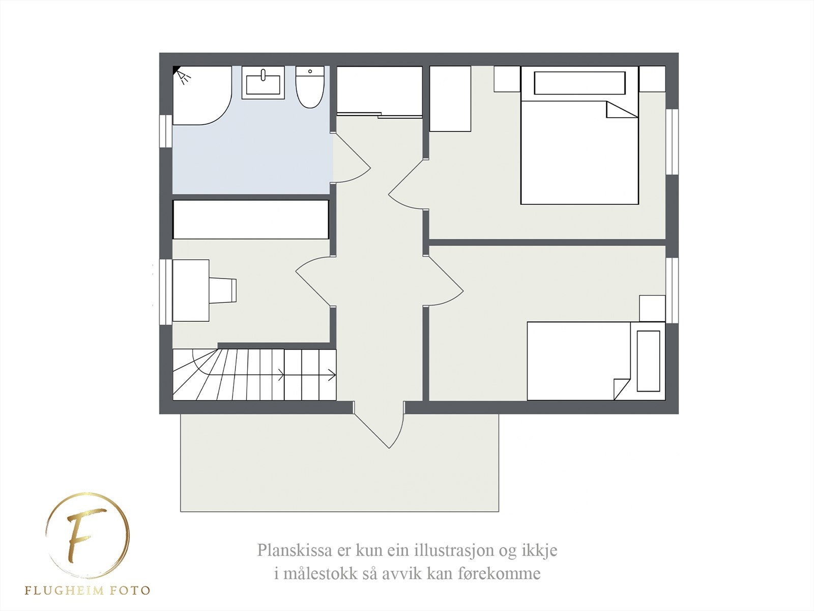 Planteikning - 2. Etasje Galleribilde