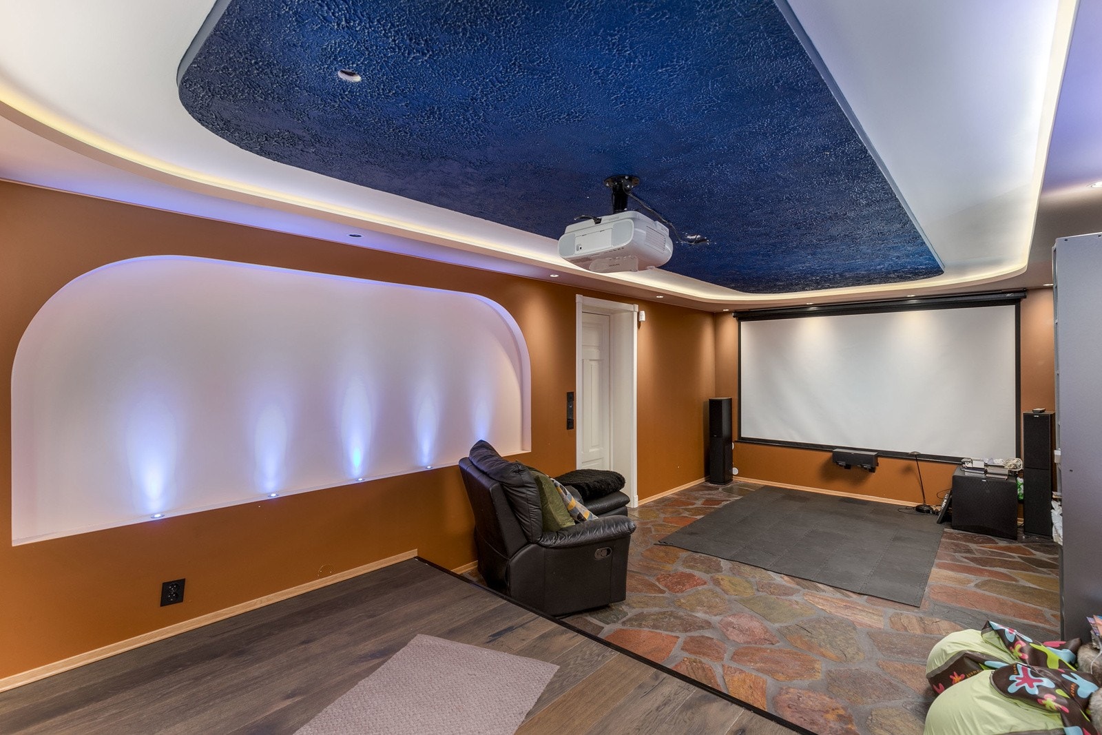 Stort kinorom i kjeller etasjen Galleribilde