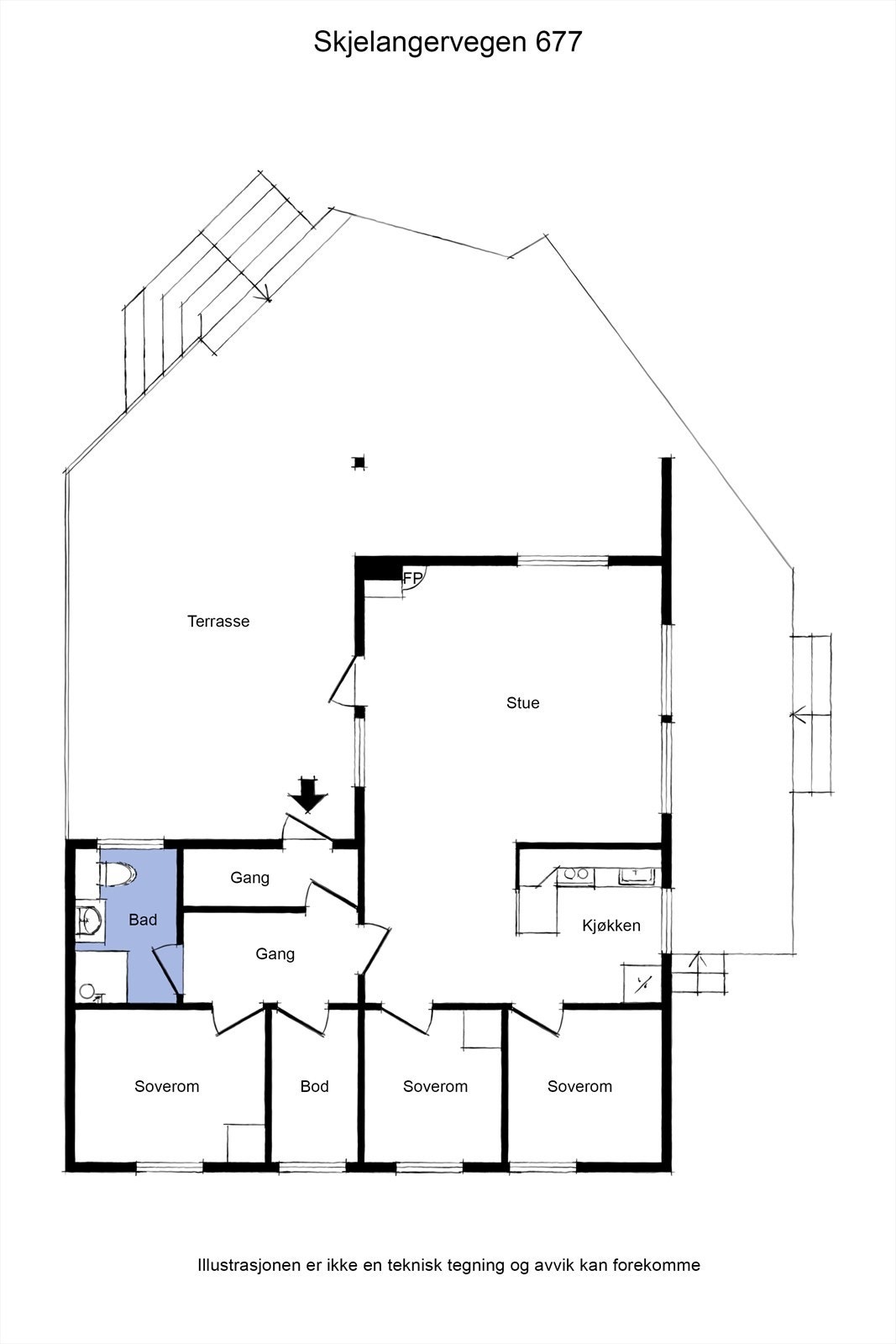 Plantegning Galleribilde