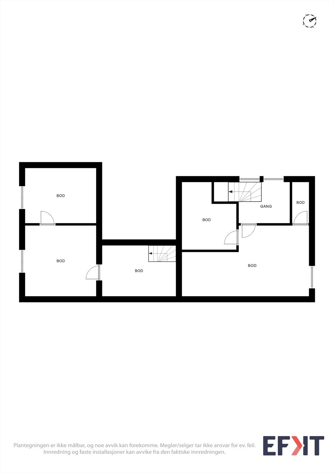 Plantegning kjeller Galleribilde