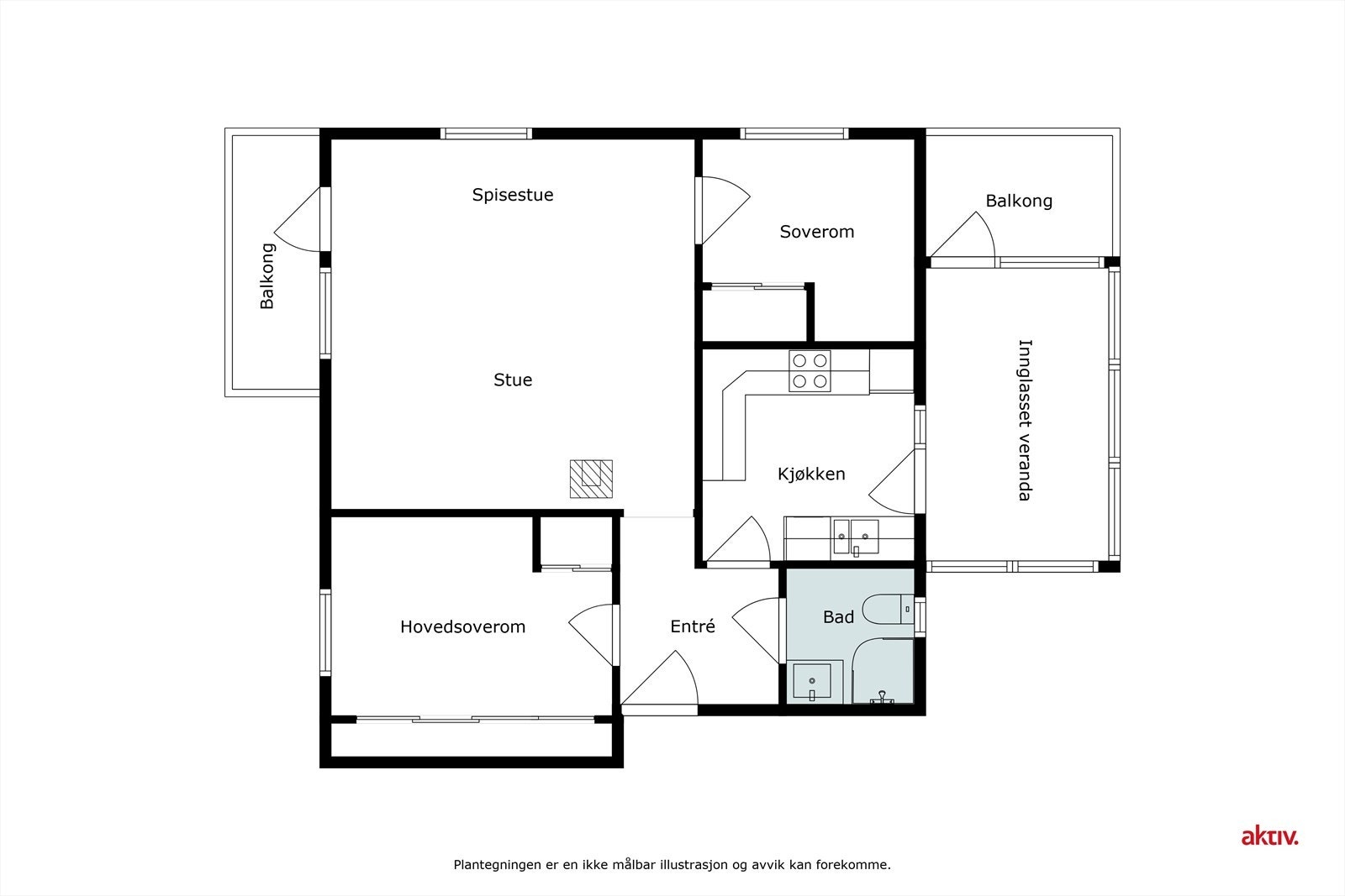Plantegning Galleribilde
