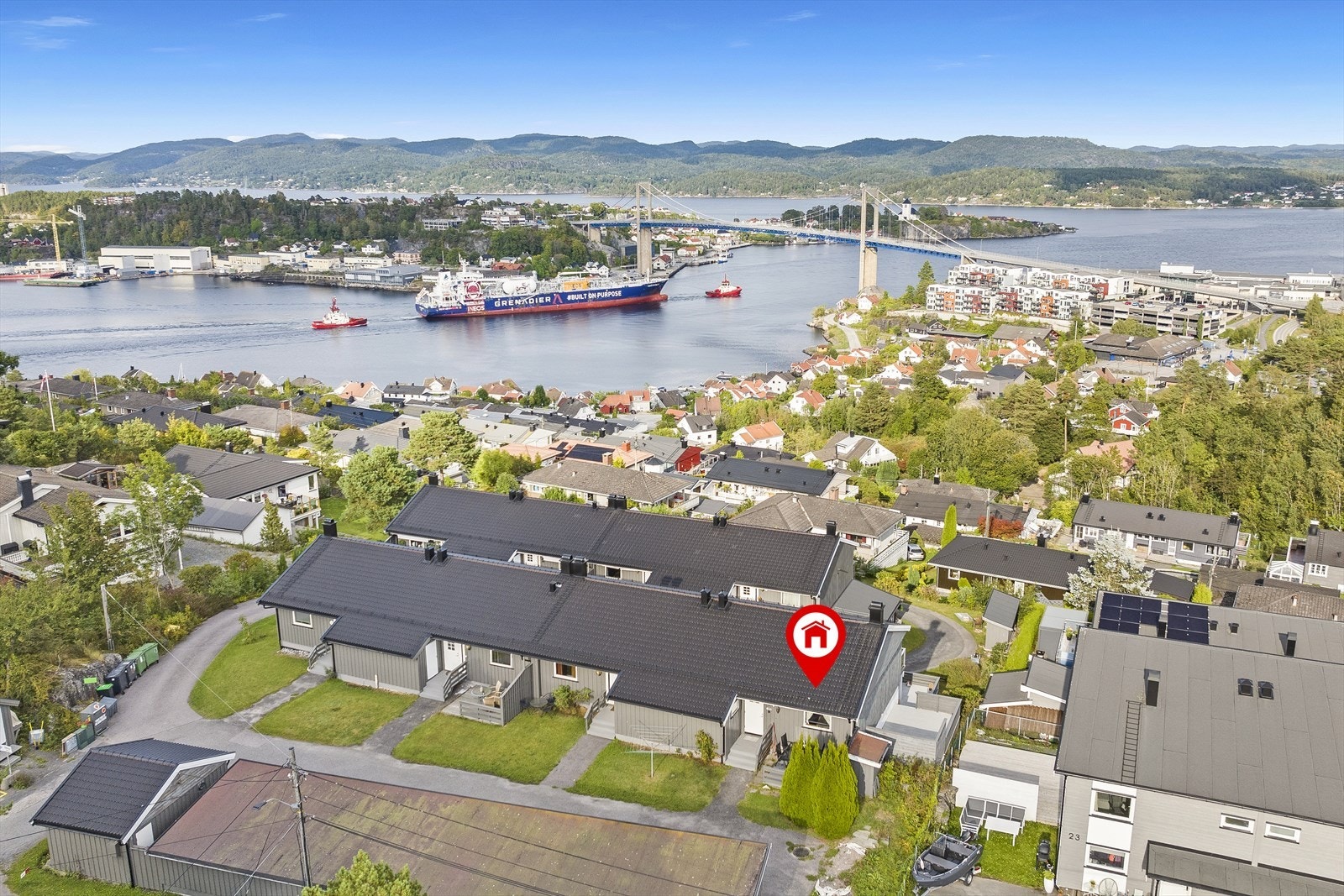 Dronefoto Galleribilde