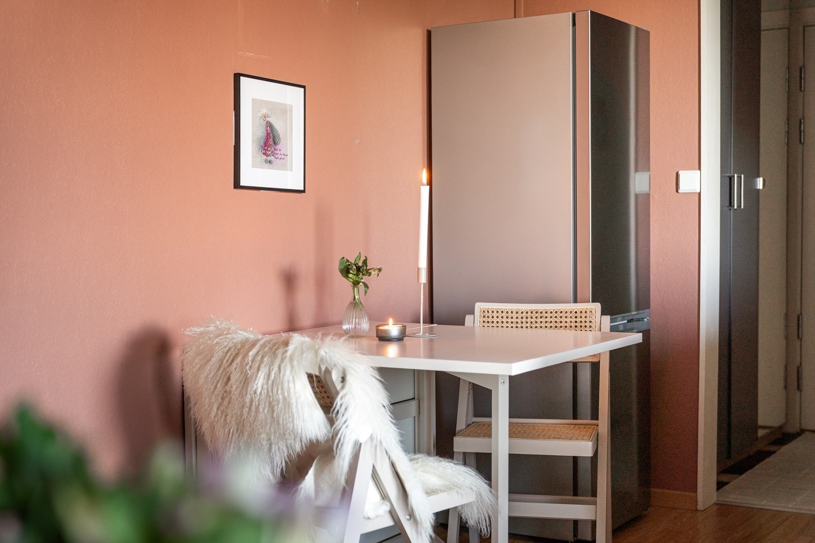 Den åpne løsningen gir fleksible møbleringsmuligheter. Galleribilde