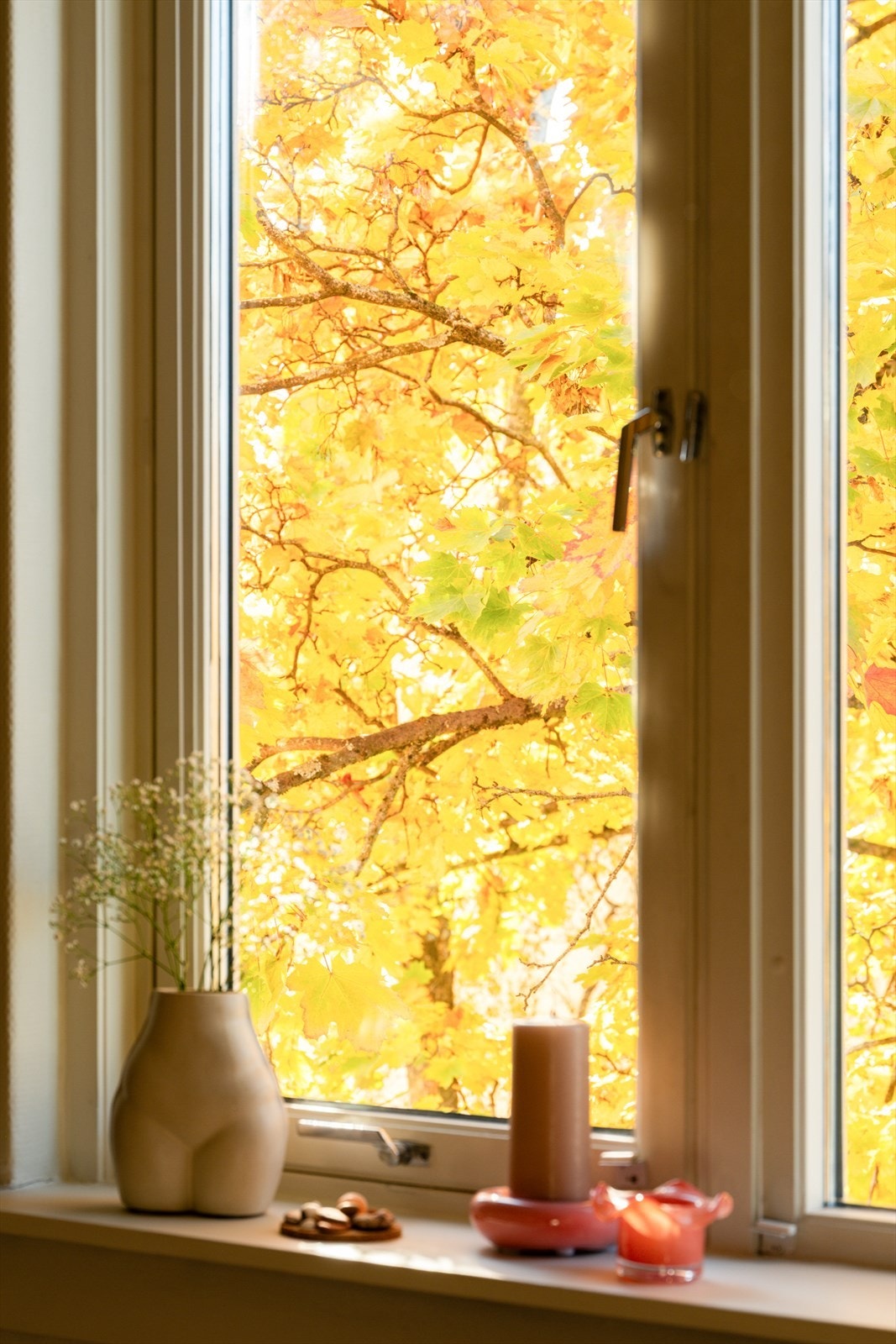 Dype, sjarmerende vinduskarmer som enkelt kan benyttes til oppbevaring av pynt Galleribilde