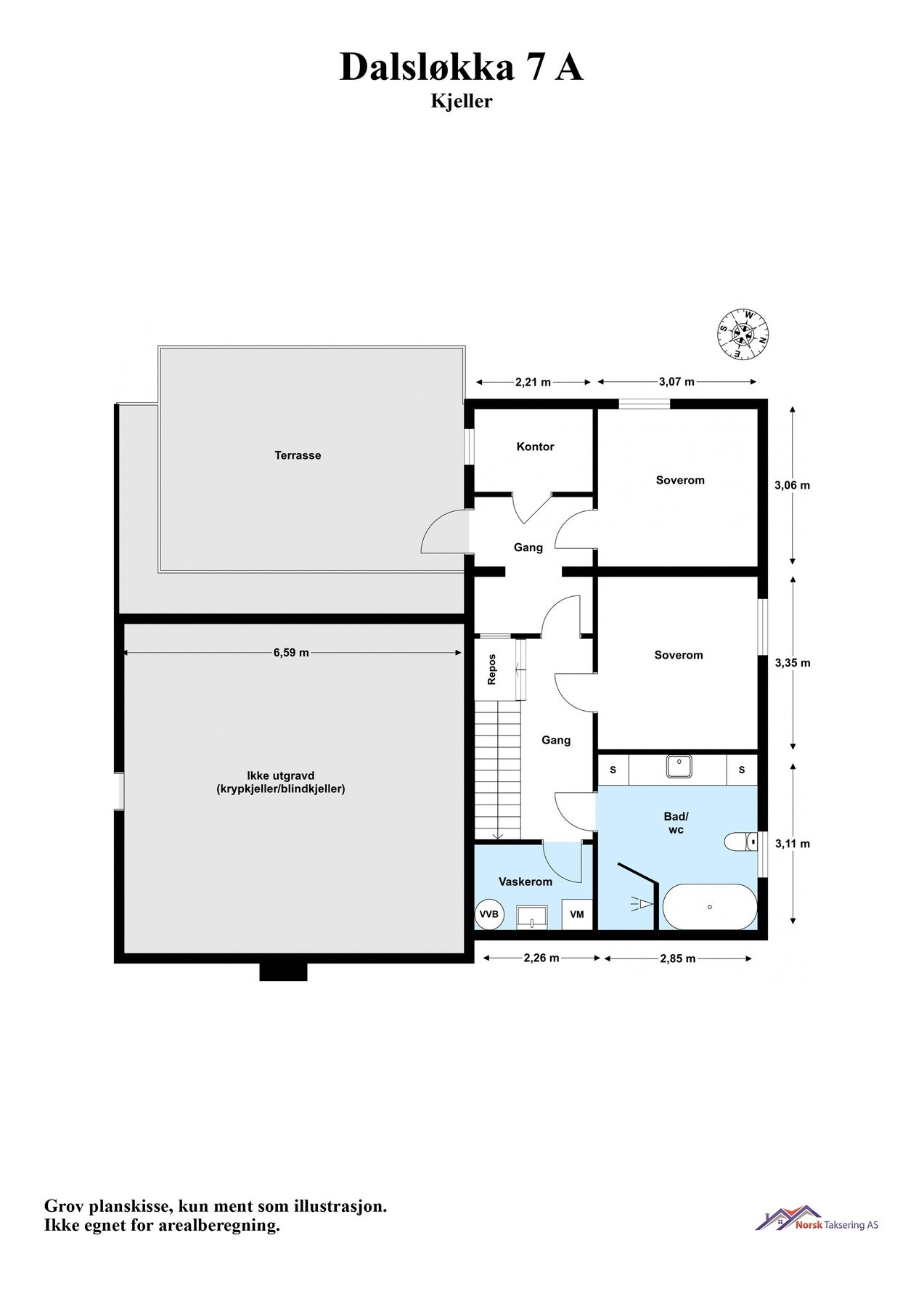 Dalsløkka 7A - kjeller Galleribilde