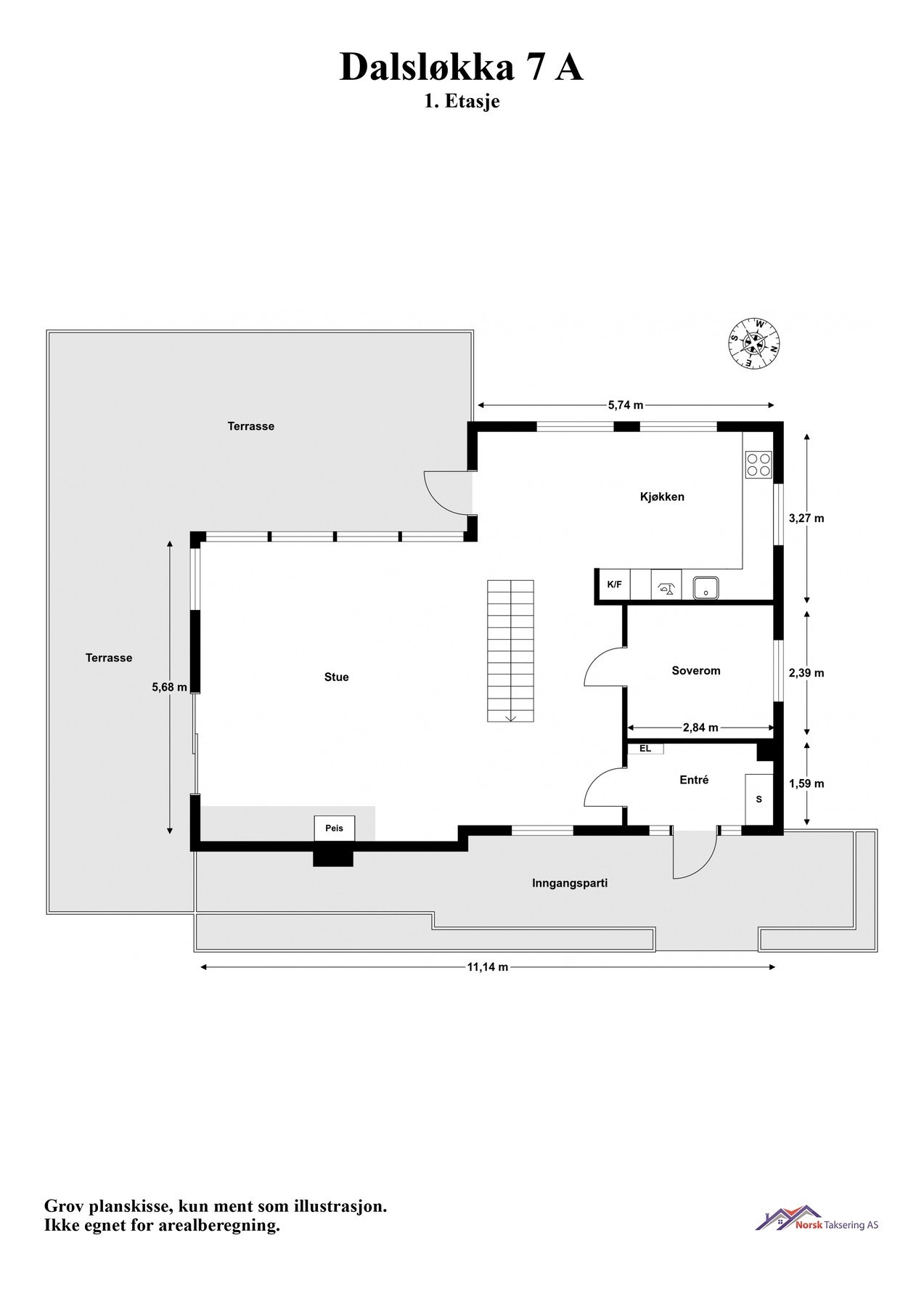 Dalsløkka 7A - 1. etasje Galleribilde