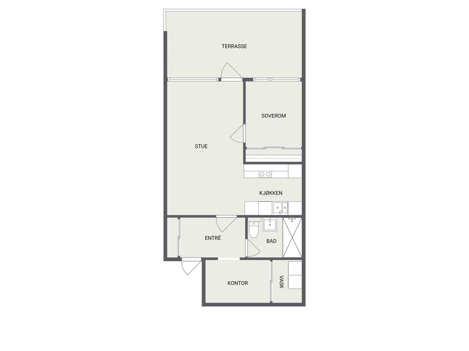 Plantegning. Galleribilde