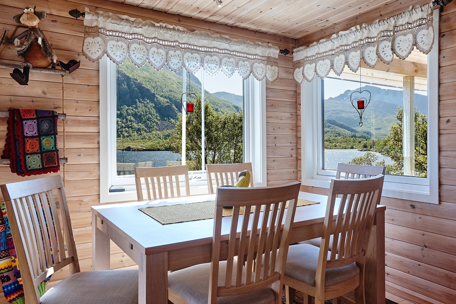 Flott utsikt fra stuen Galleribilde