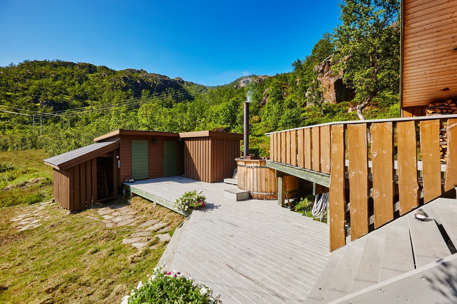 Flott uteplass Galleribilde