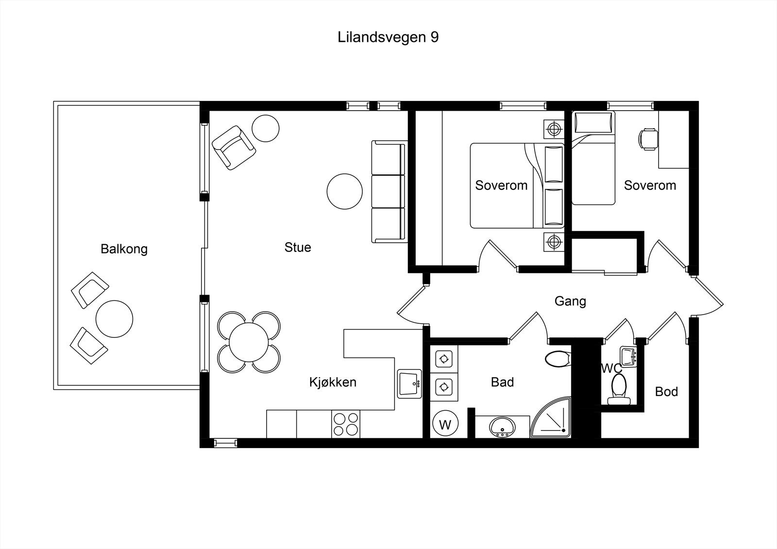 Plantegning Galleribilde