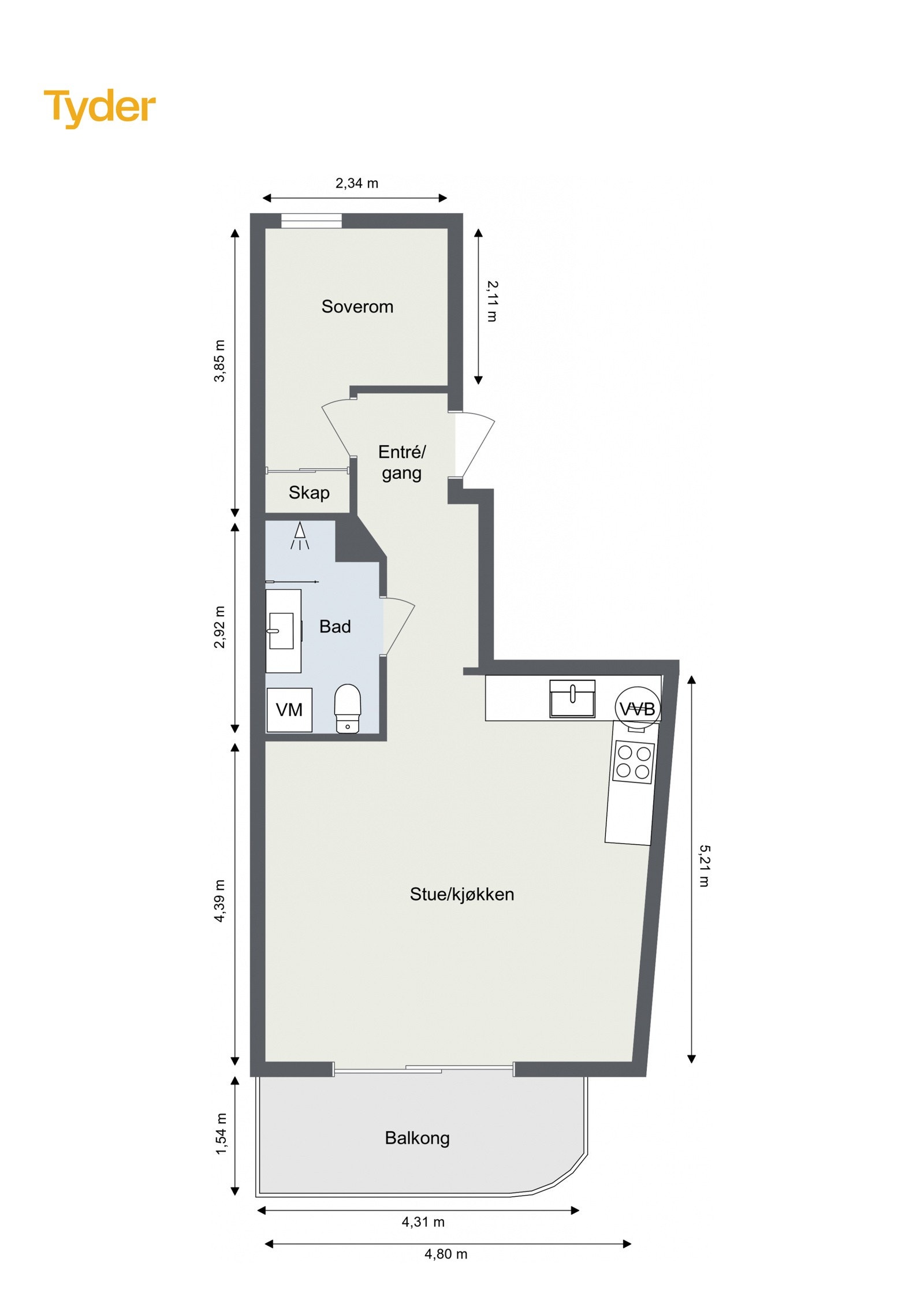 Plantegning Galleribilde