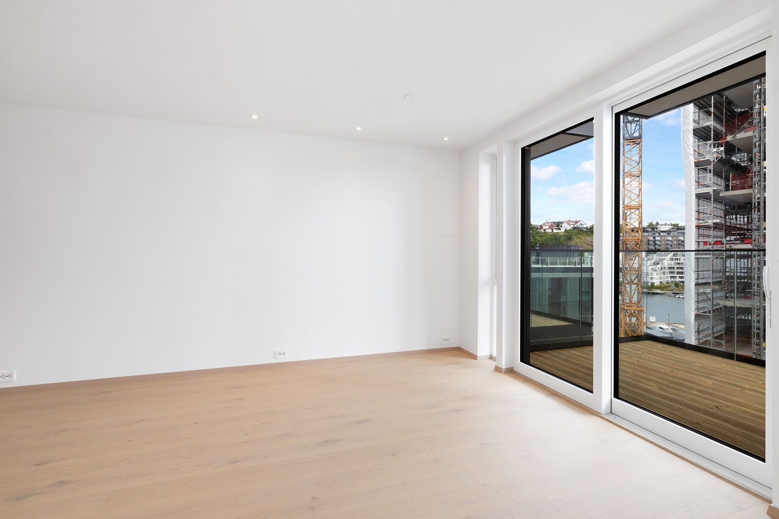 Stue med utgang til balkong Galleribilde