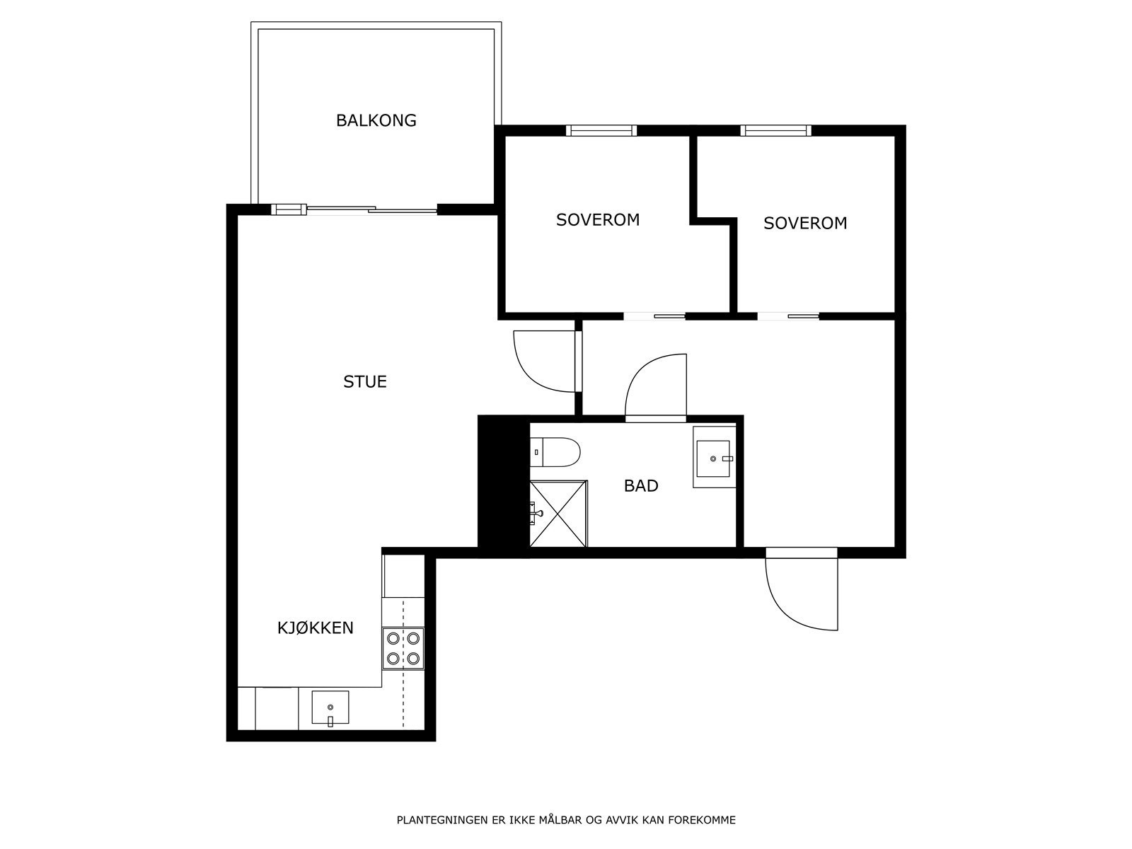 Plantegning Galleribilde