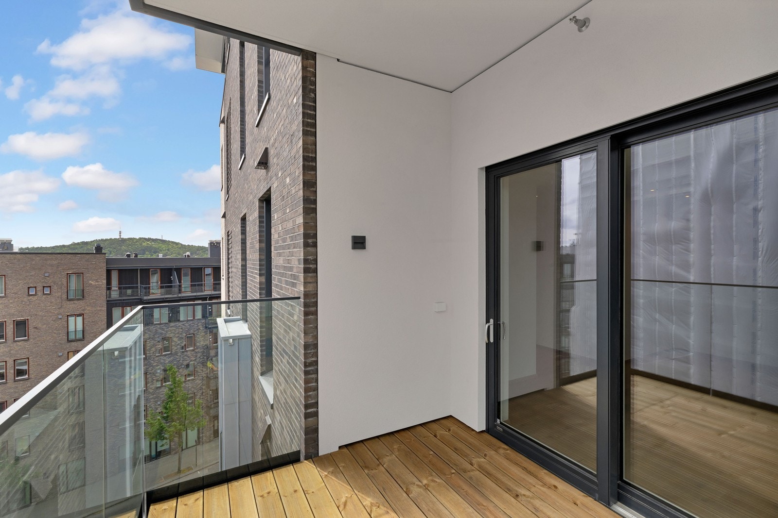 Balkong med skyvedør Galleribilde