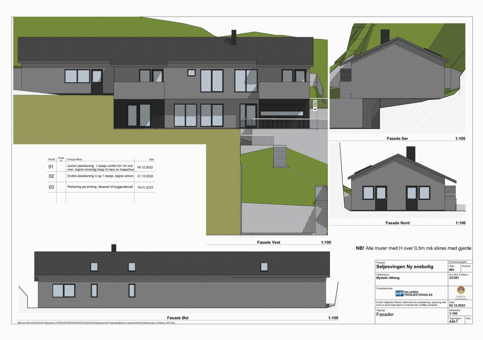 Det foreligger rammetillatelse for nybygg enebolig med utomhusareal. Galleribilde