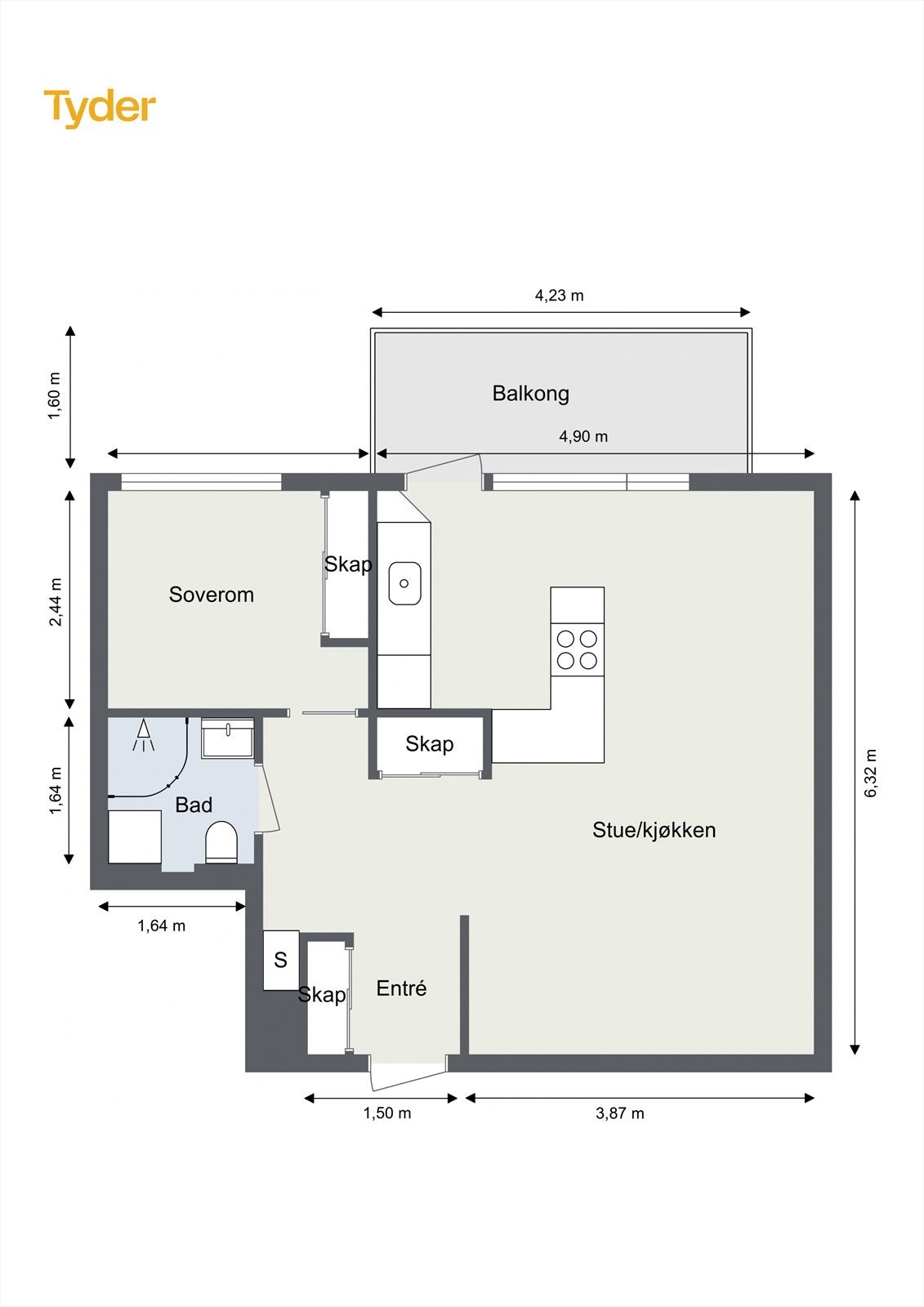 Plantegning Galleribilde