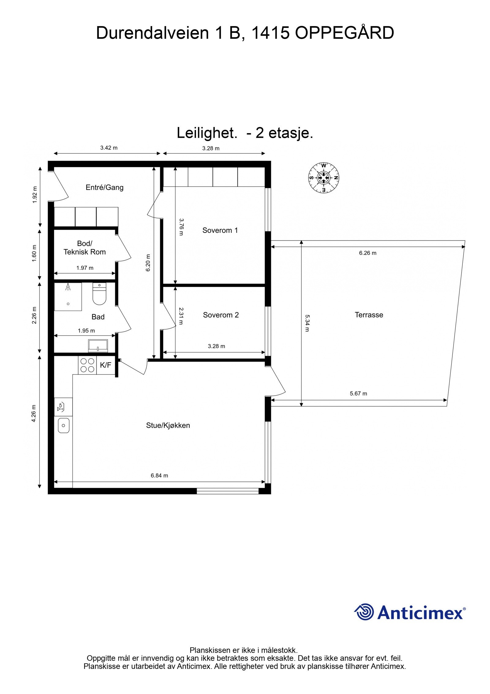 Plantegning-20676134-Leilighet. - 2 etasje Galleribilde