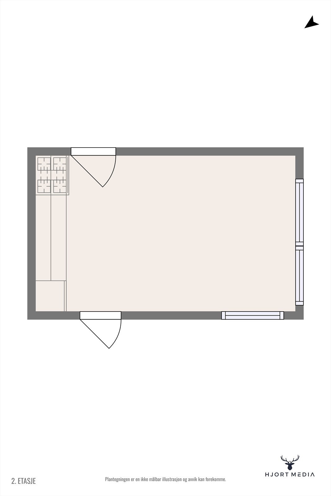Plantegning bygg 1. Galleribilde