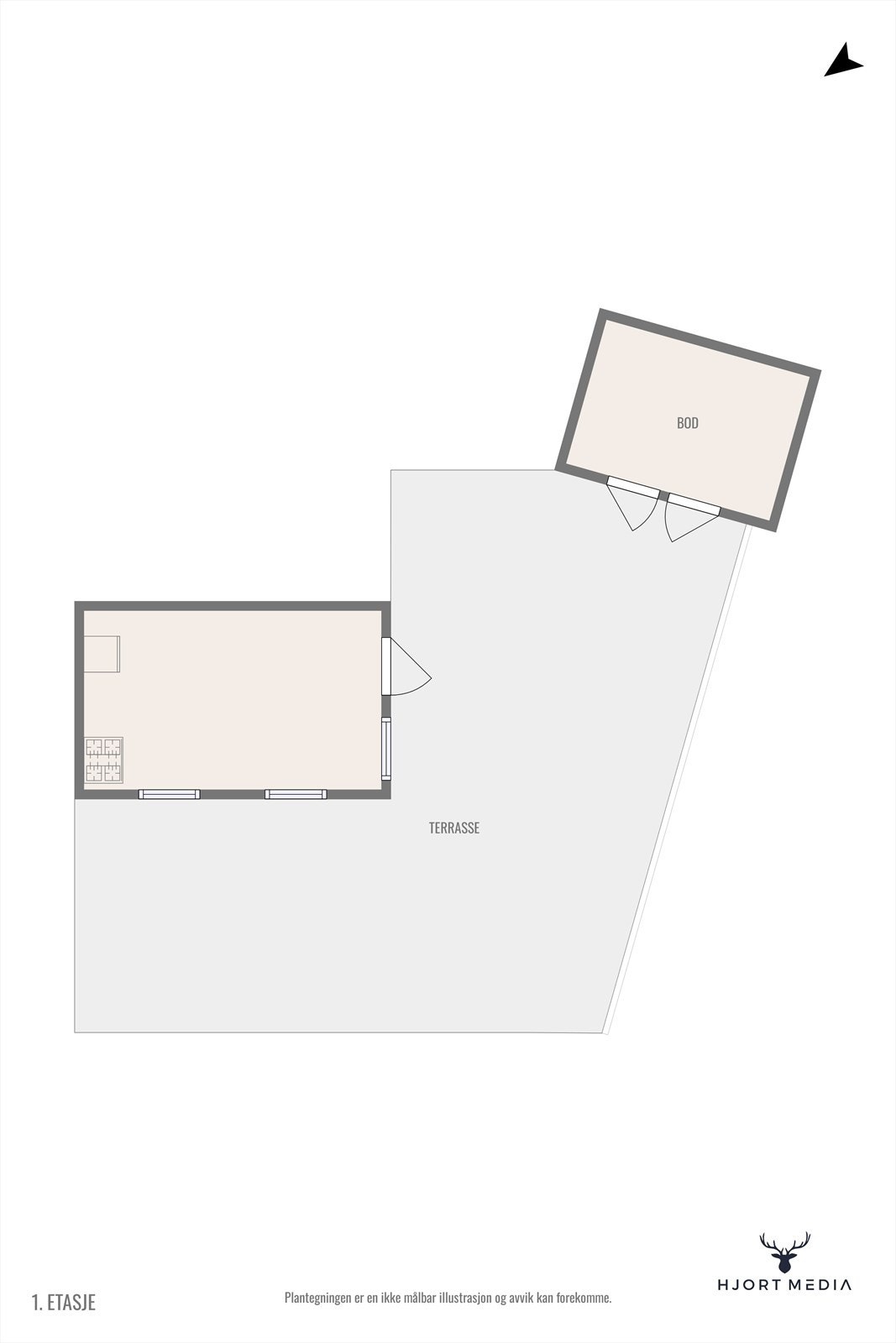 Plantegning bygg 3 og 4. Galleribilde