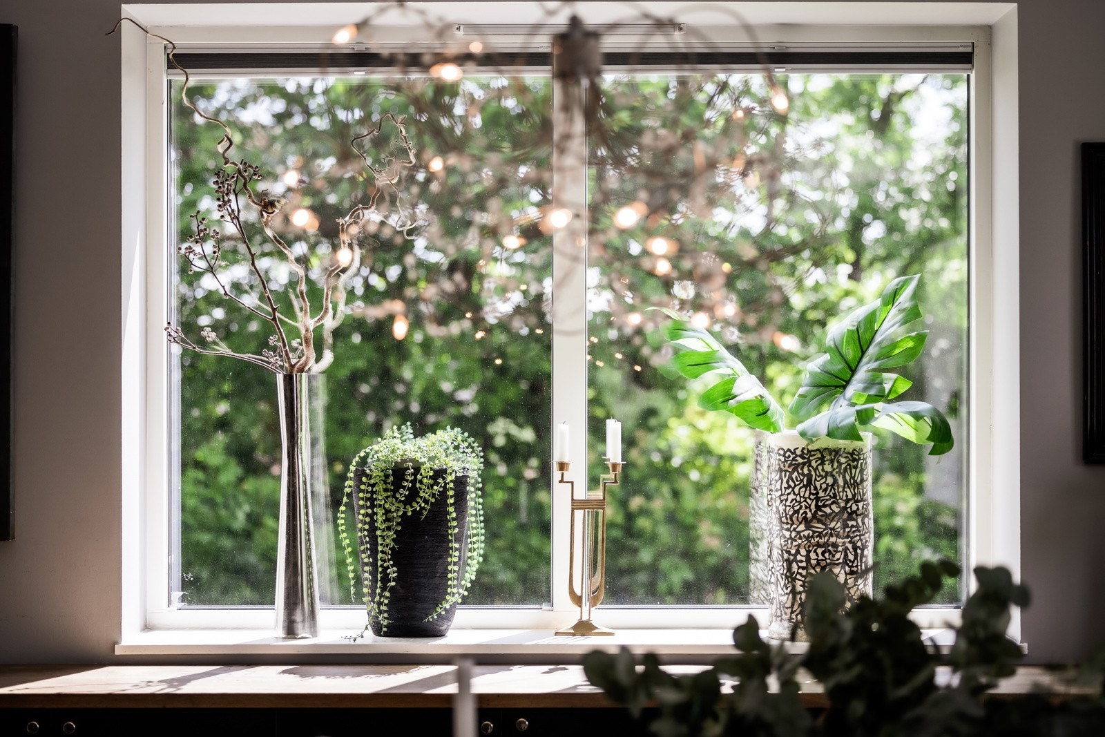 Detaljbilde sett fra spisestue