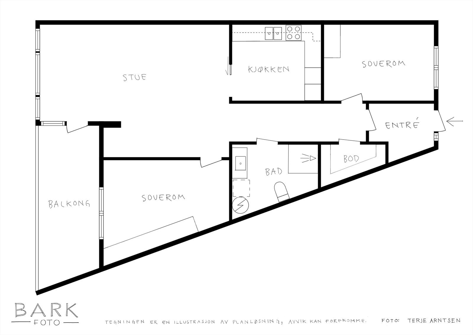 Planskisse. Galleribilde