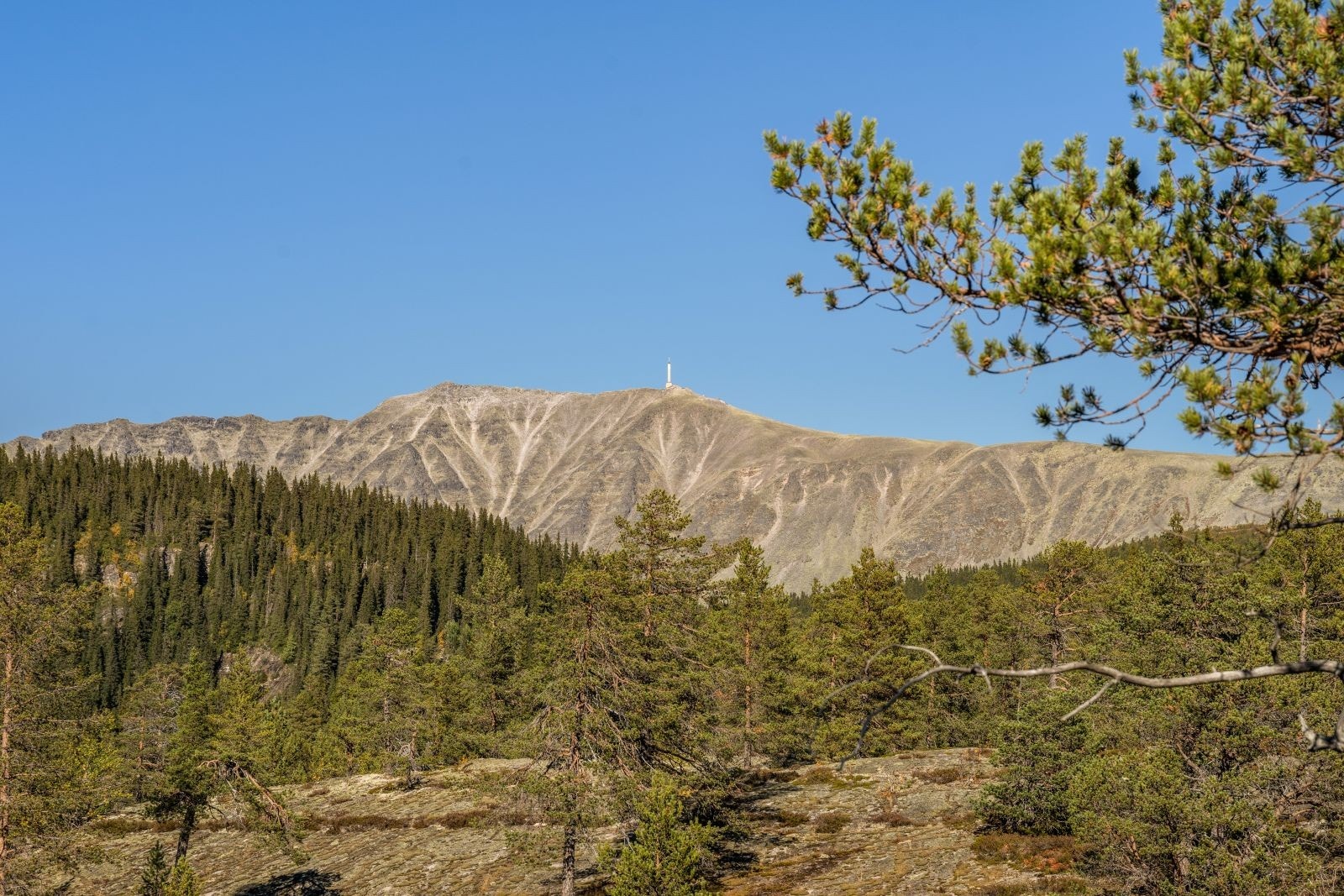 Fra uteplassen er det også utsikt mot majestetiske Gaustatoppen. Galleribilde