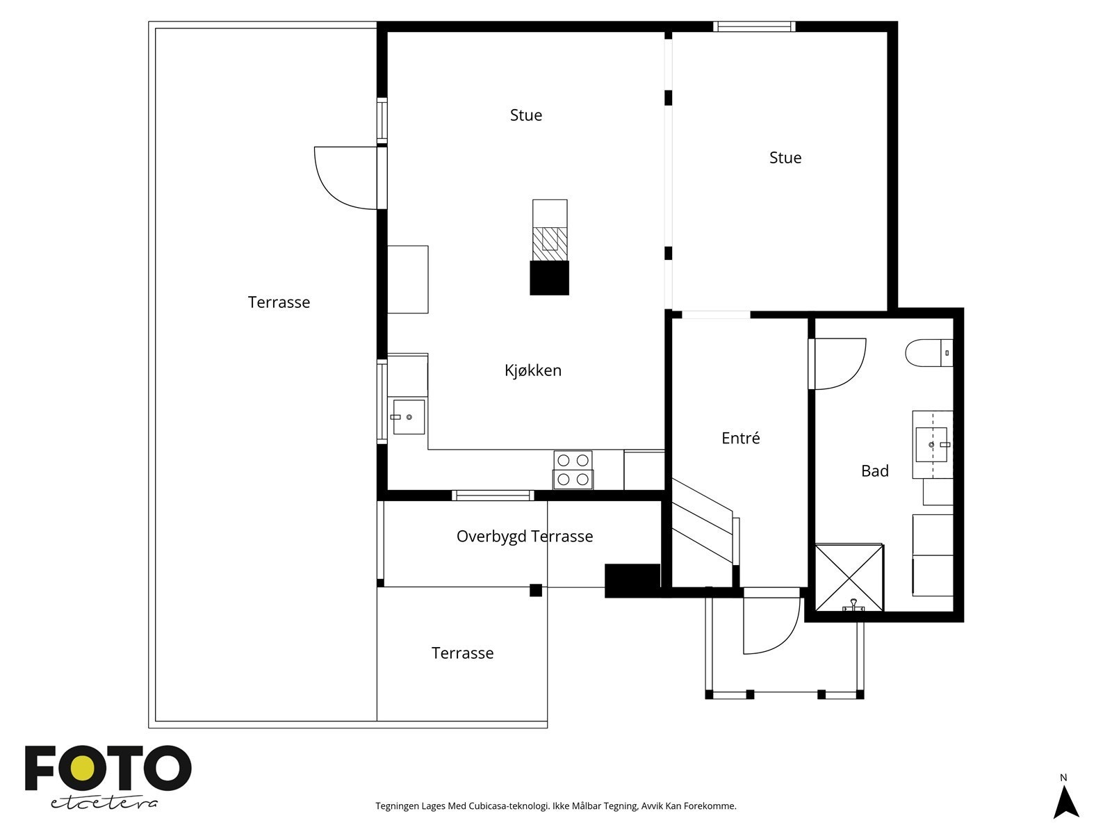 Plantegning 1. etasje. Galleribilde