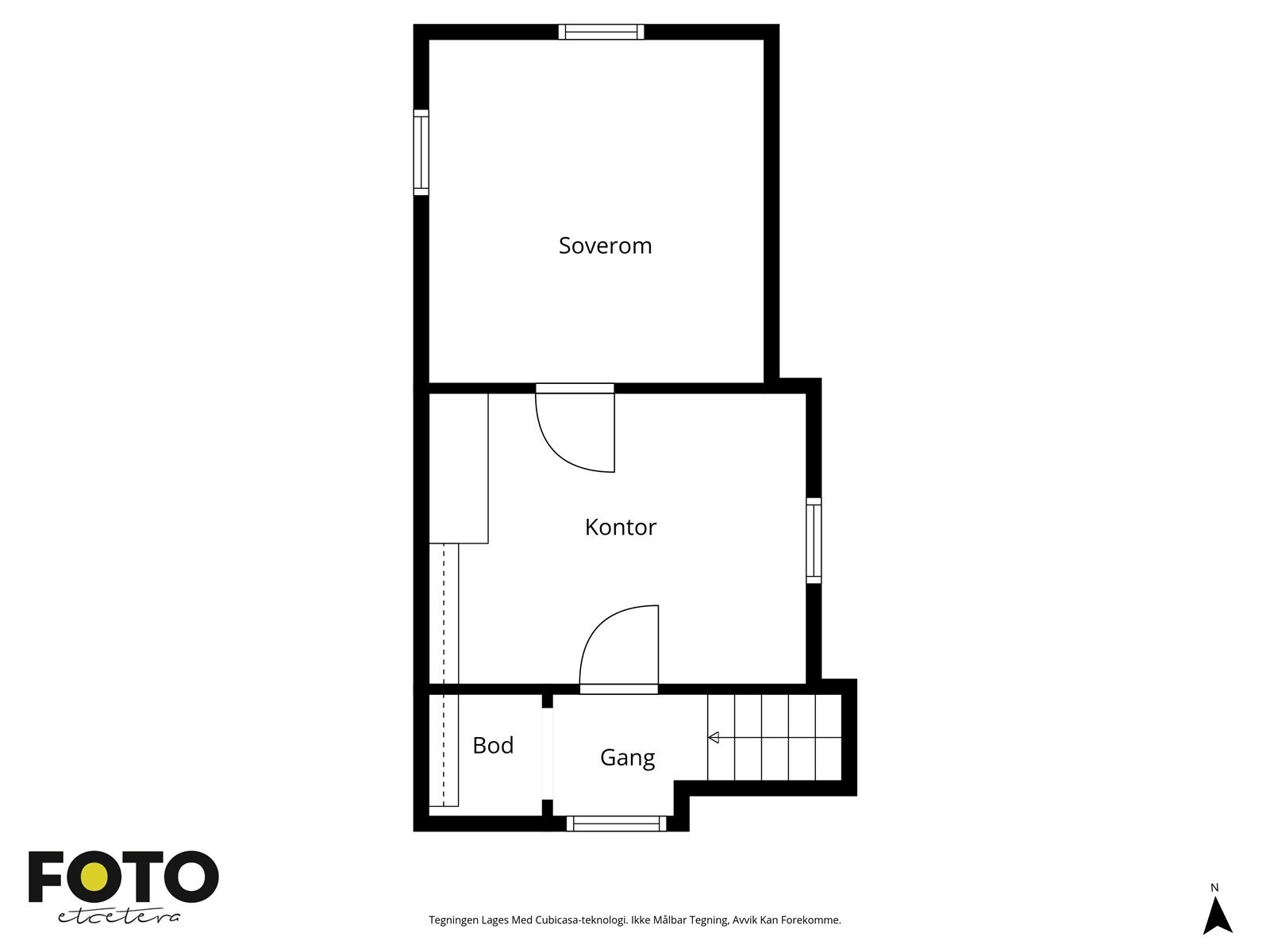 Plantegning 2. etasje/loft. Galleribilde