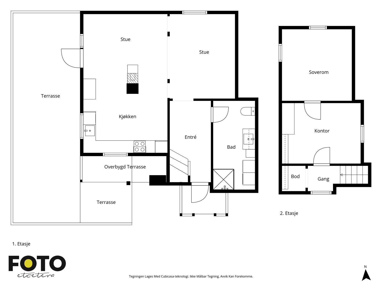 Plantegning 1. etasje. Galleribilde